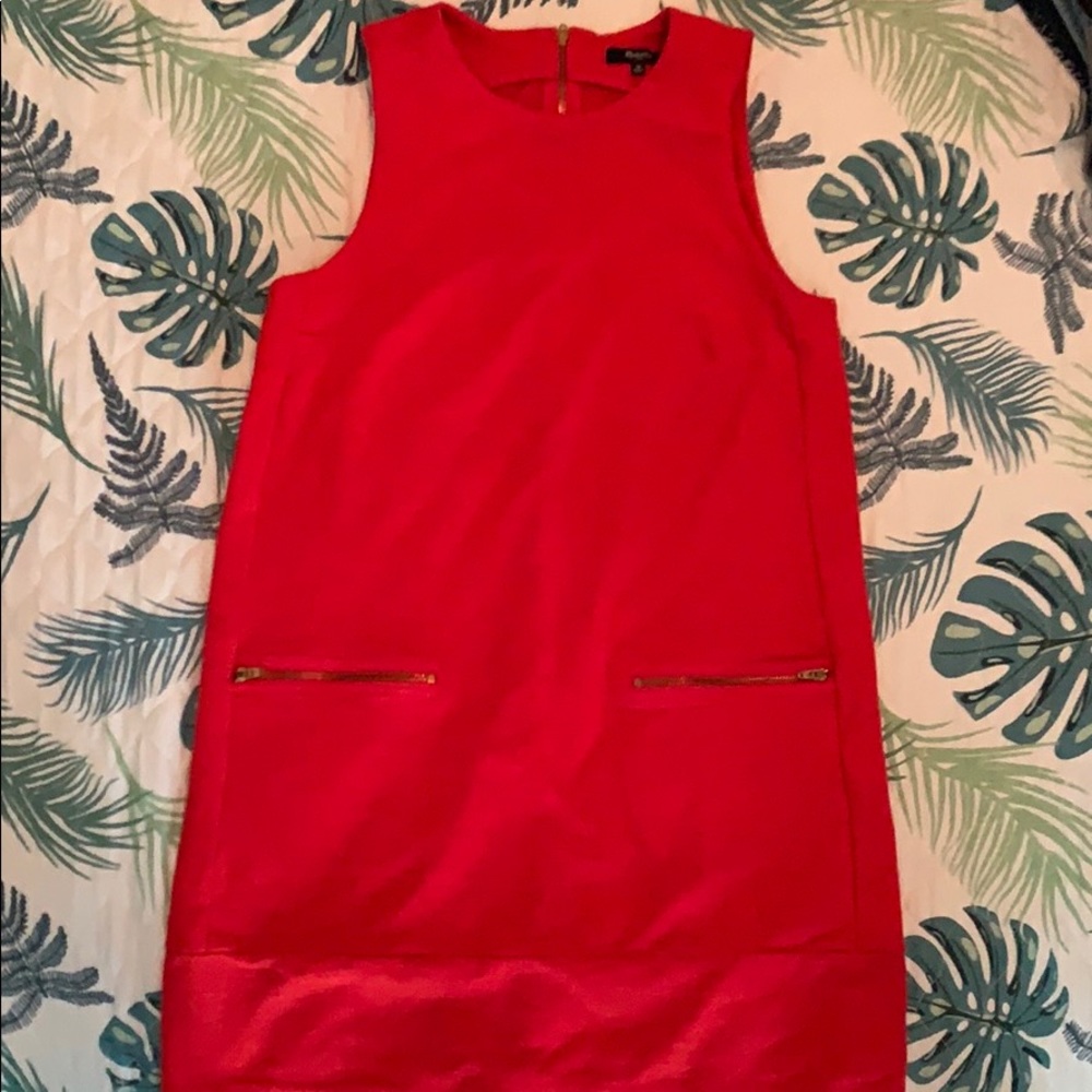 Cute Madewell Shift dress with zipper pockets